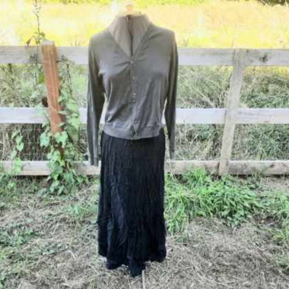 Vintage CP Shades V neck gray cardigan